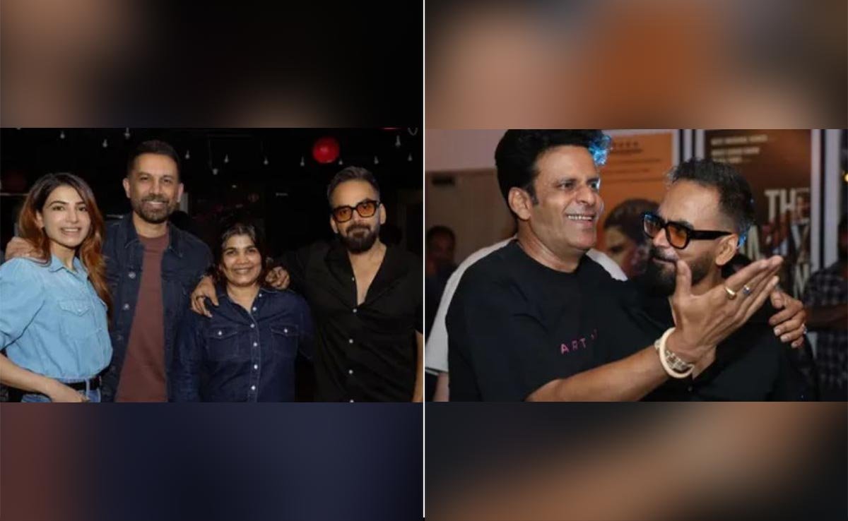 Samantha Ruth Prabhu, Manoj Bajpayee's Fun-Filled Pics FromThe Family Man Season 3 Wrap Up Party