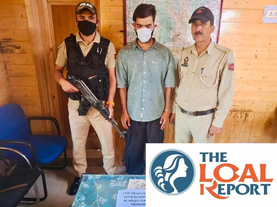 Drug pedalr arrested with a contrast in Kupwara