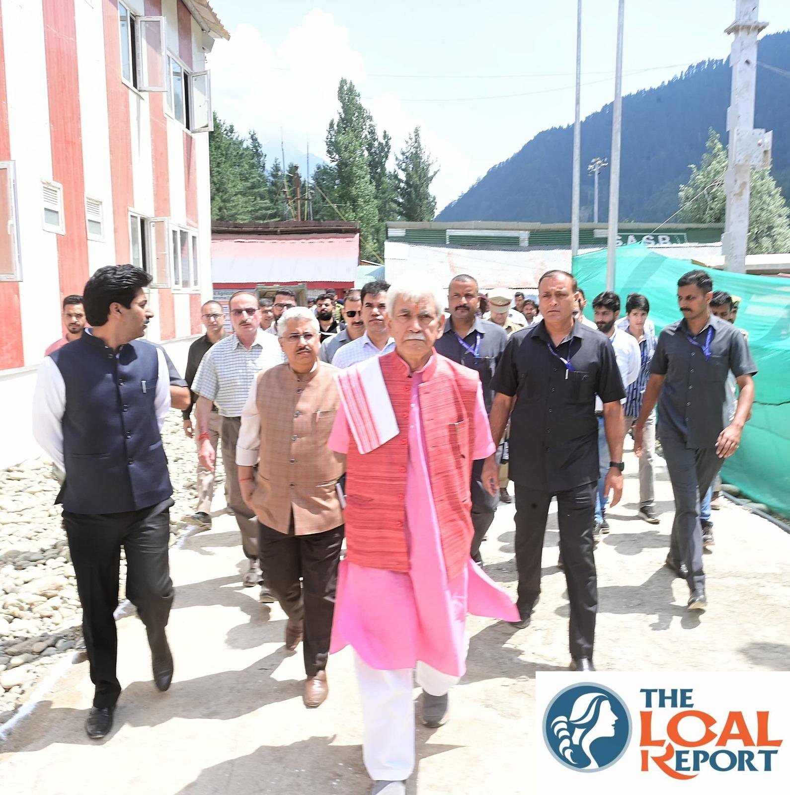 Security and comfort of devotees in Amarnath Yatra is our top priority: LG Sinha