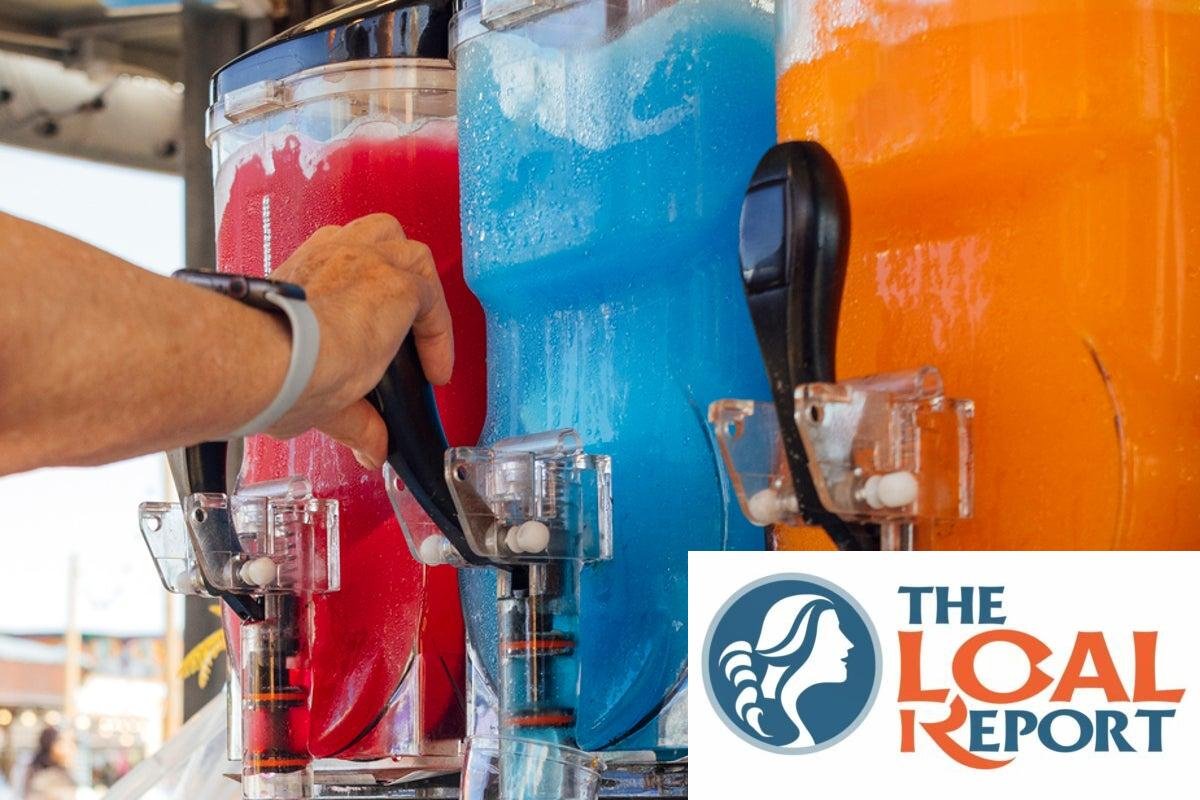 A warning was issued to parents for giving slusher drinks to young children