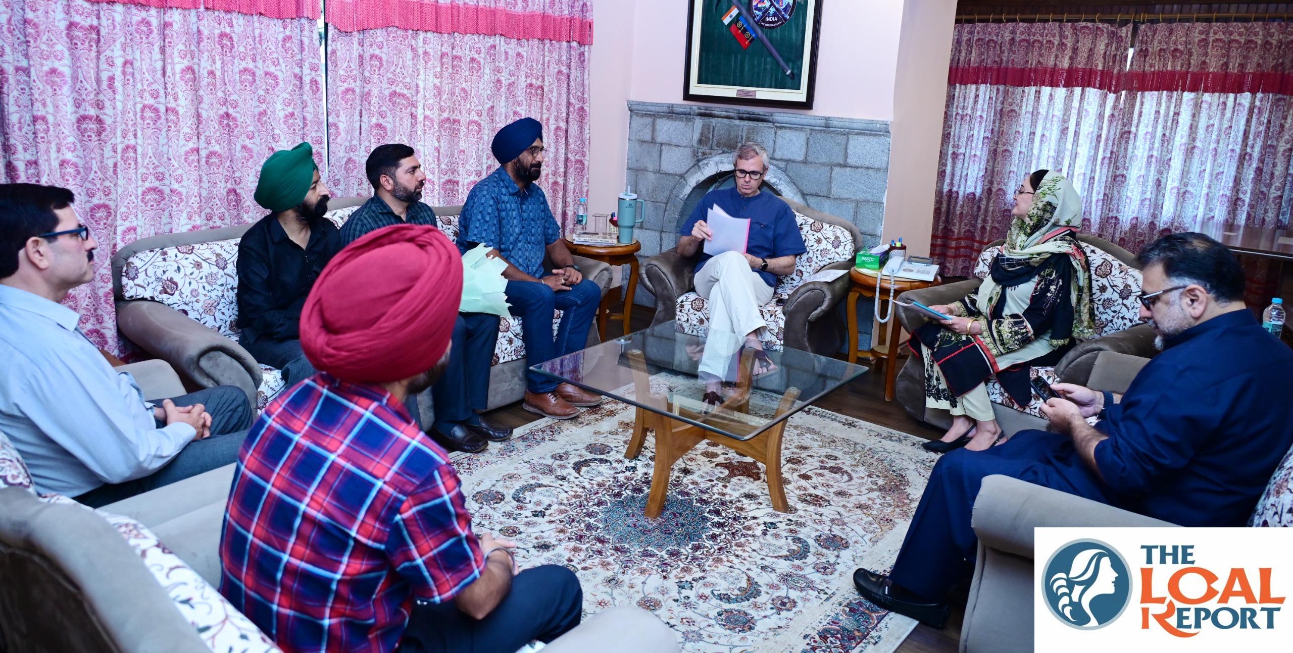 CM Omar Abdullah Rabita Office talks with citizens in Srinagar, hears public concerns