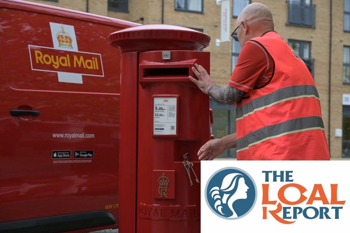 Large changes in the time of Royal Mail delivery are effective today