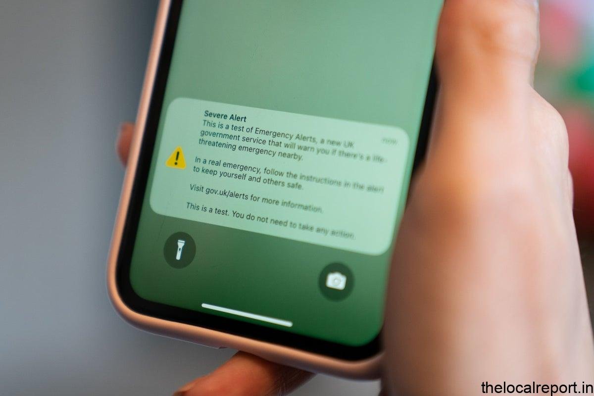 Emergency alert drill will be sent to UK mobile phone - when is it