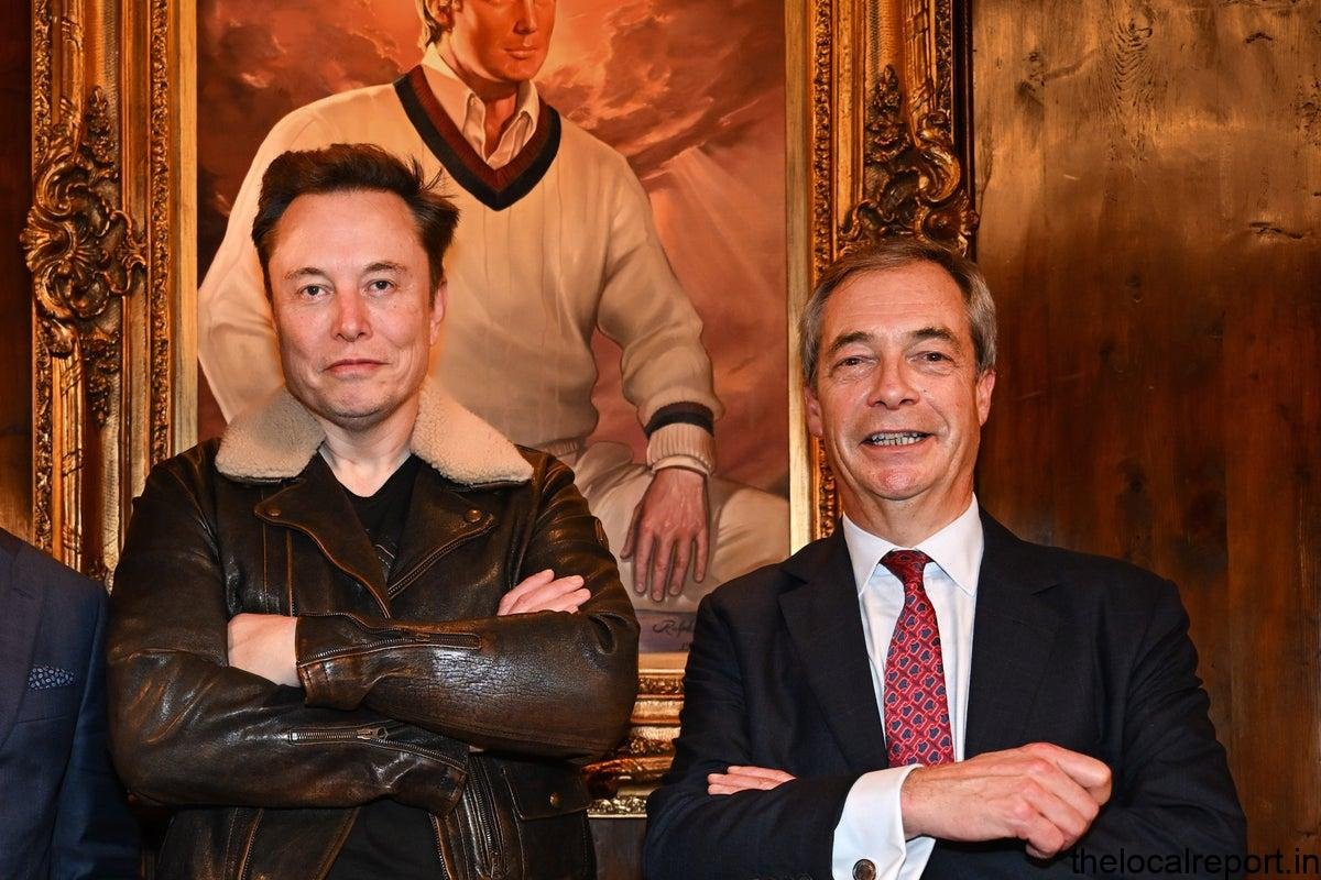 Elon Musk attacked 'weak' Nigel Faraz fresh
