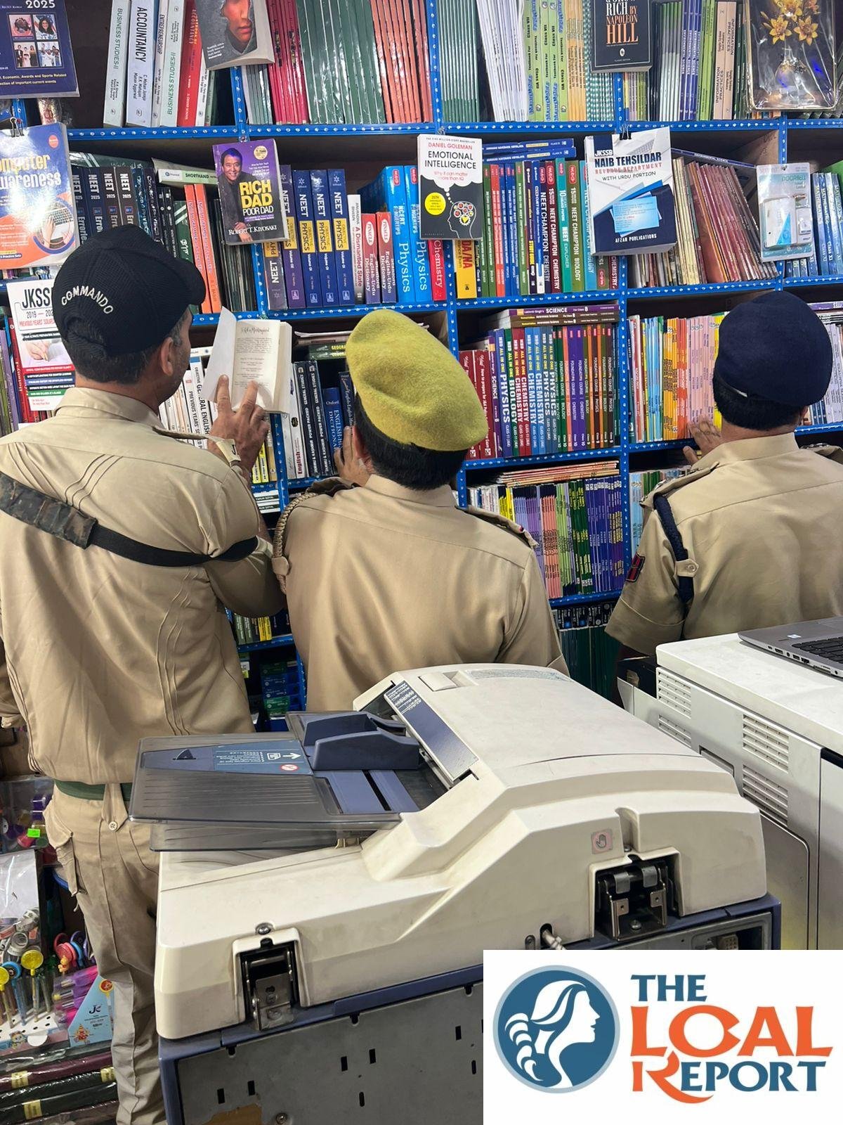 Budgam police conducts enforcement campaign against banned literature