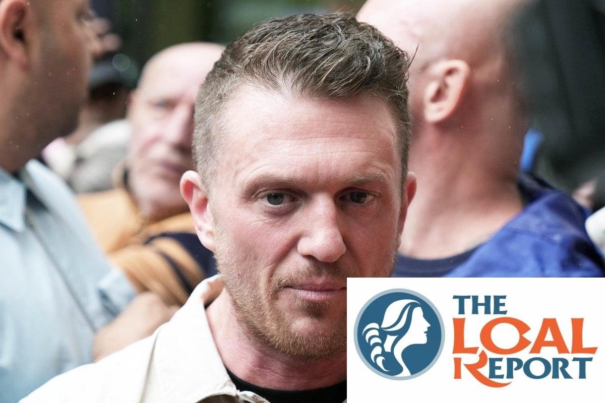 Tommy Robinson released on bail on 'attack on London train station'