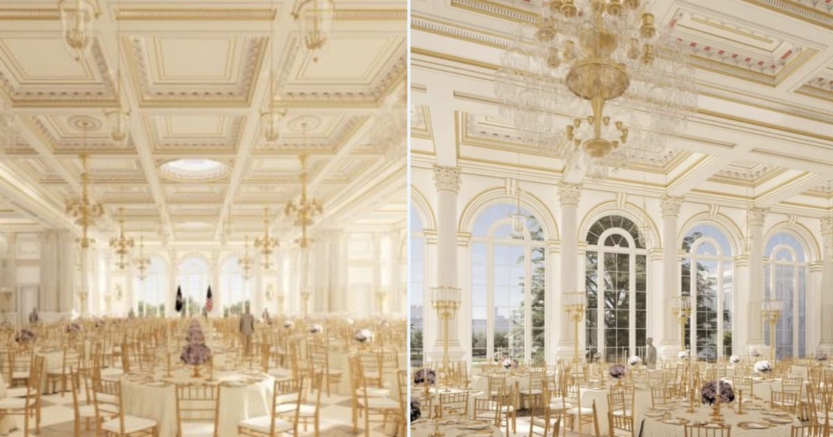 Should see: Stunning New White House Ballroom President Trump's first rendering is personally funding! , WLT Report