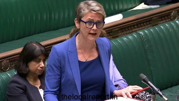 Yvette Cooper encourages the public to blow up the flag of St. George 'anywhere'