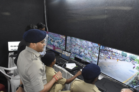 Gujarat Police deploy AI surveillance for pilgrim safety at Ambaji temple during annual fair