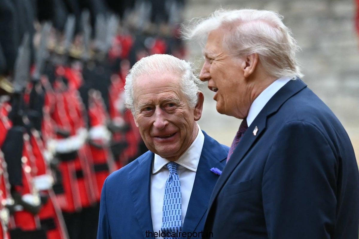 Donald Trump's historic second UK visit: in pictures