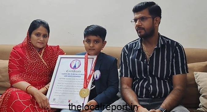 Gujarat: The 7 -year -old boy recites 200 PI points in 24 seconds, dedicates tricks to PM Modi