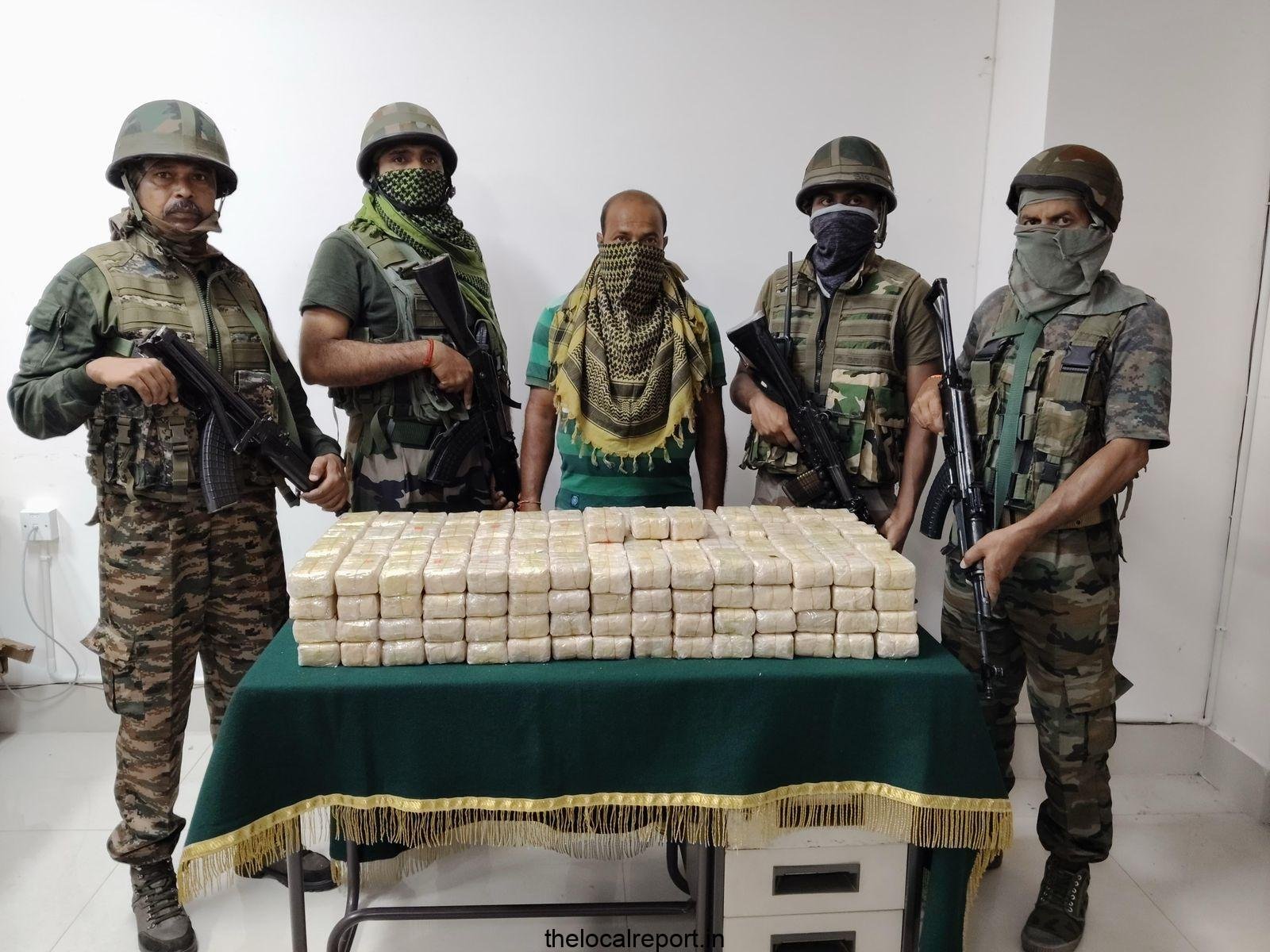 60 crore victim drugs seized in Tripura