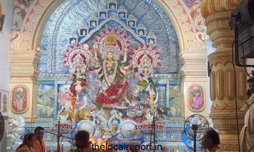 Catak Durga Puja of Odisha famous for world silver, gold Philigry Work
