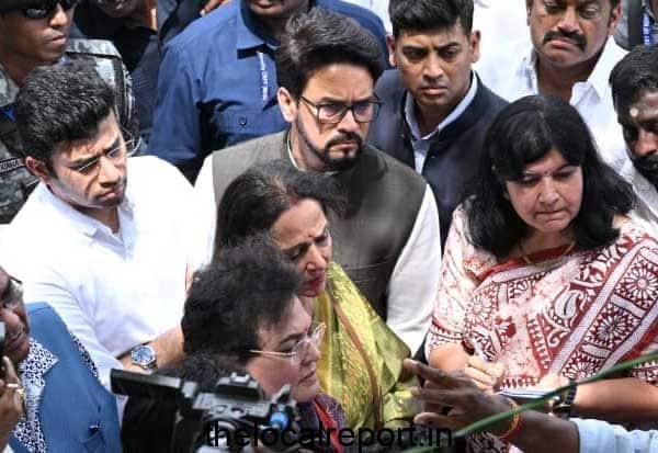 If a large site was allotted, Karur Stamped could be postponed: Hema Malini