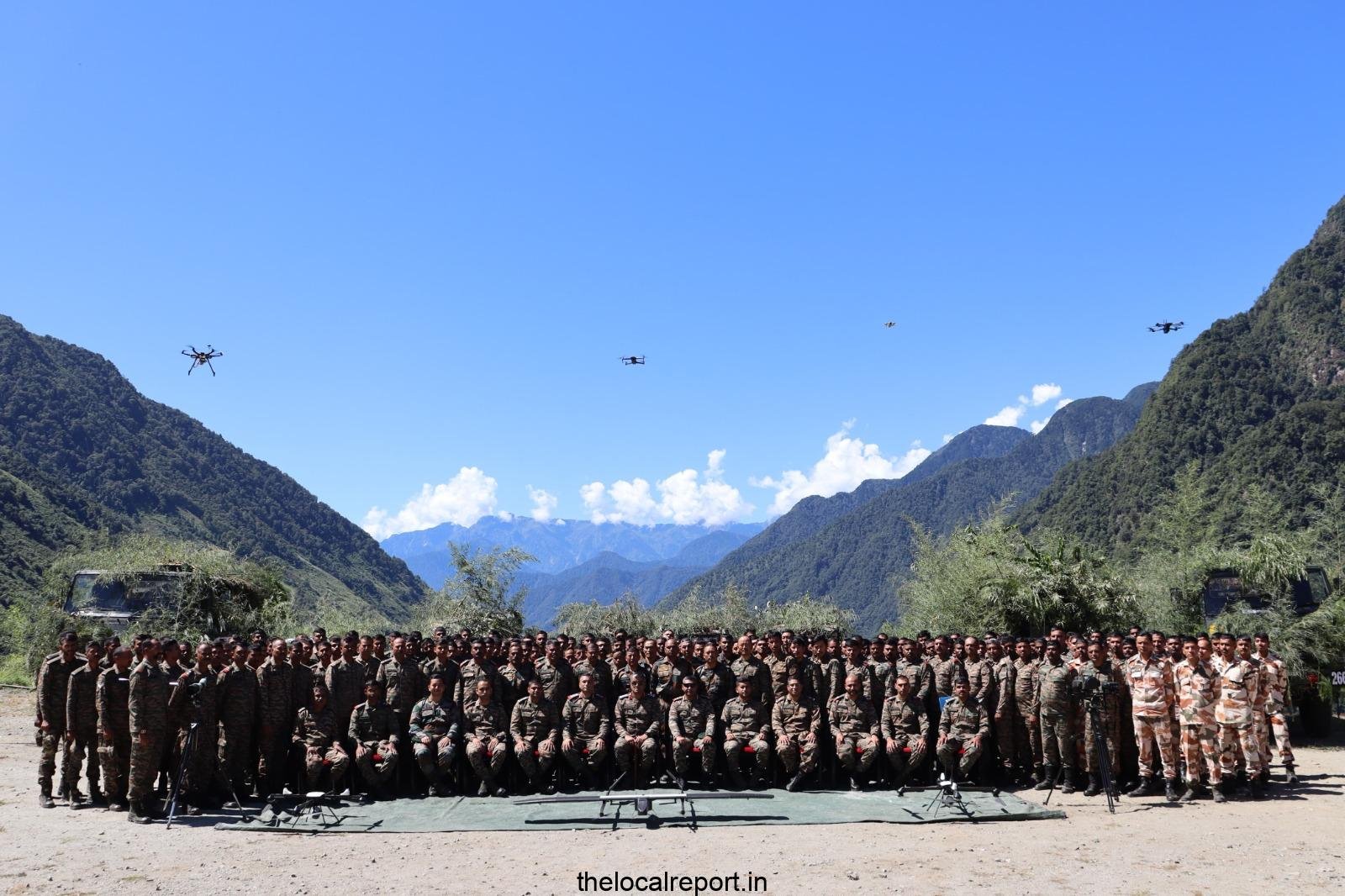 Indian Army conducts exercise drone Kawach in Arunachal Pradesh