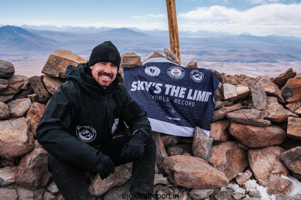 Chelsea Star Break World Record with Marathon for the first time on volcano