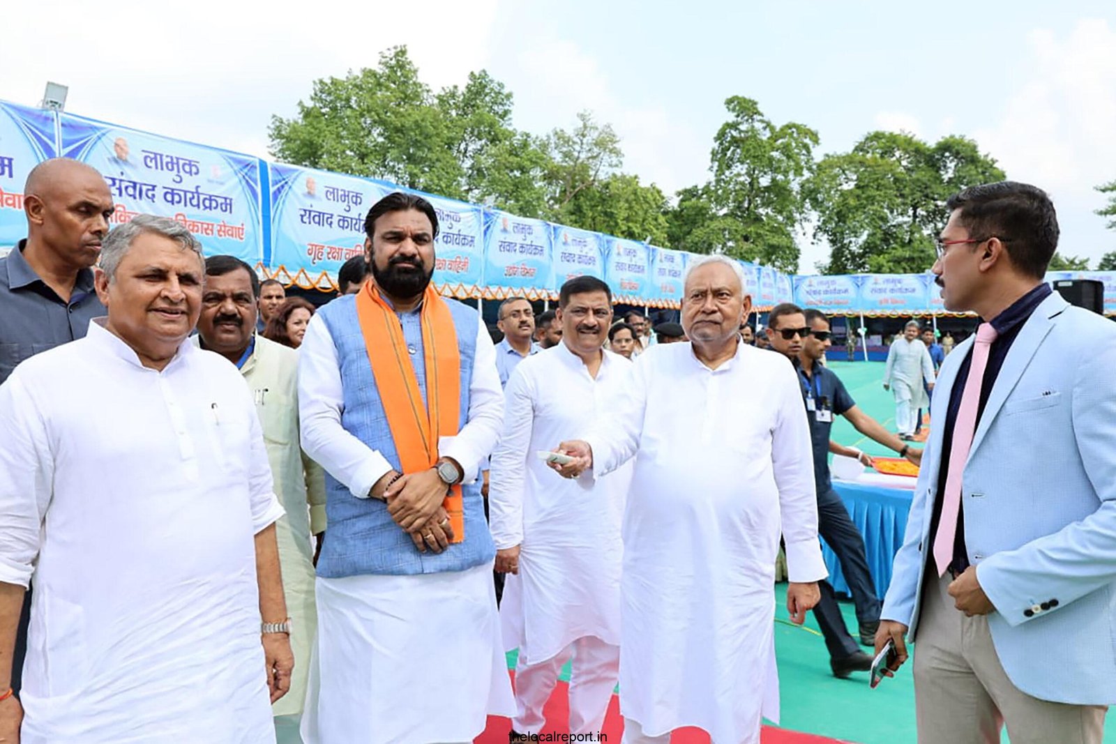 Nitish Kumar inaugurated, foundation stone for projects worth Rs 1,198.86 crore in West Chambaran