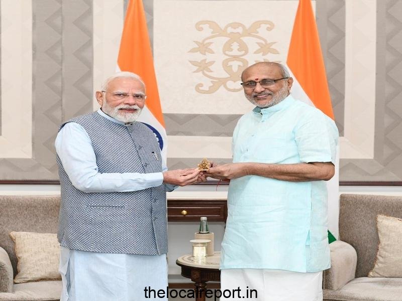 PM Modi meets Vice President Radhakrishnan, discusses the 'wide range of subjects'
