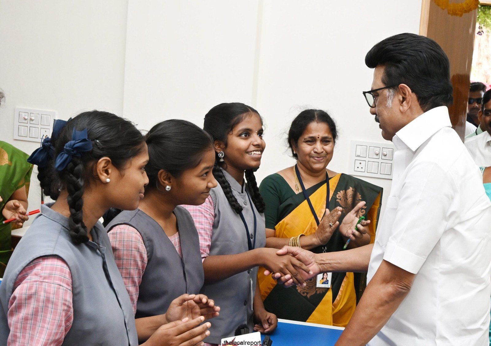Stalin started development projects in Kolathur, urged students to adopt lifetime learning