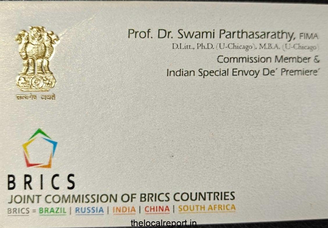 'Swami' Chaitanyand took the United Nations, BRICS visited the cards, called himself a 'Indian messenger'