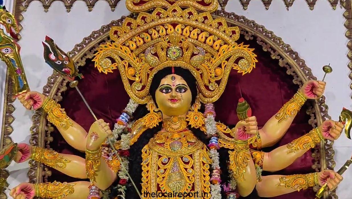 West Bengal: Devotees gather in temples to pray on Maha Ashtami across the state.