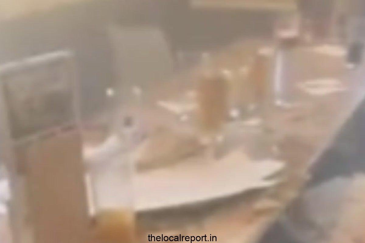 Woman and children were injured after the roof collapsed at dinner in Tobby Carry