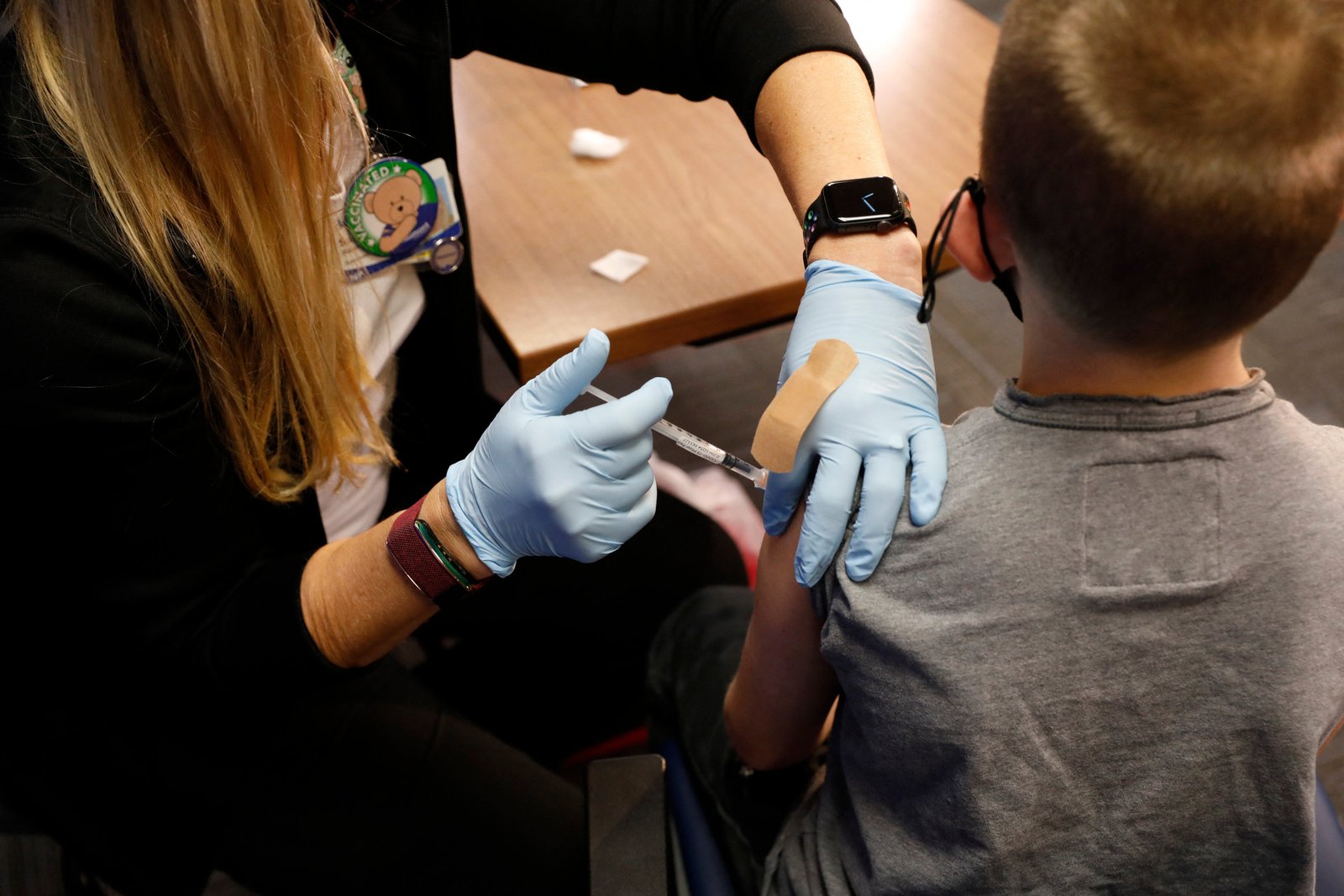 Doctors urge the parents to ensure that their children are vaccinated. Covid shots stop against serious infections and complications