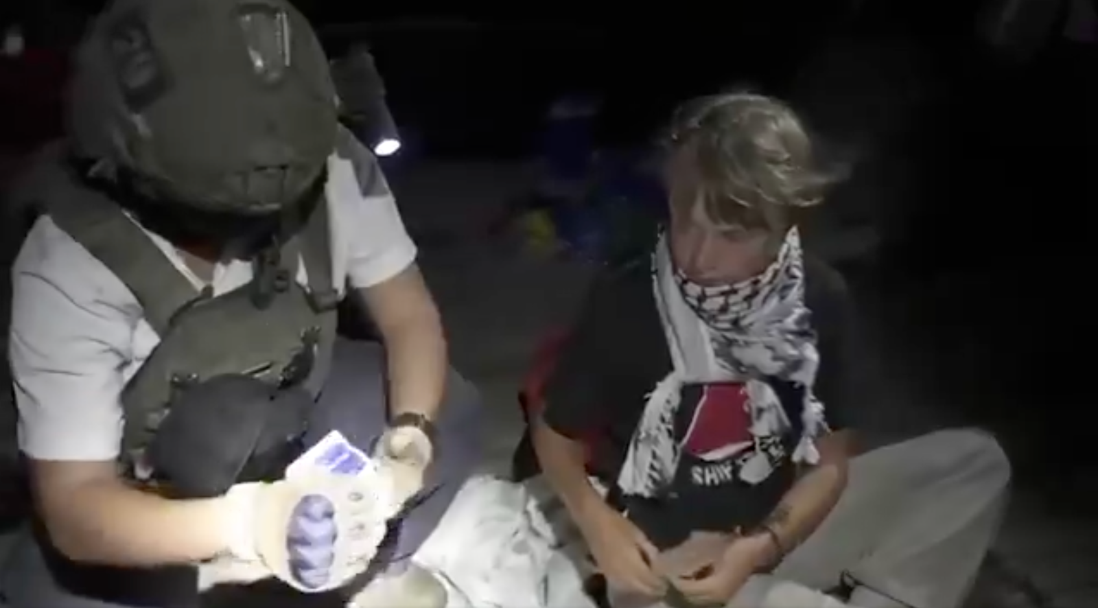Israel's Foreign Ministry posted footage of Greta Thunberg on social media, as the aid vessel was stopped