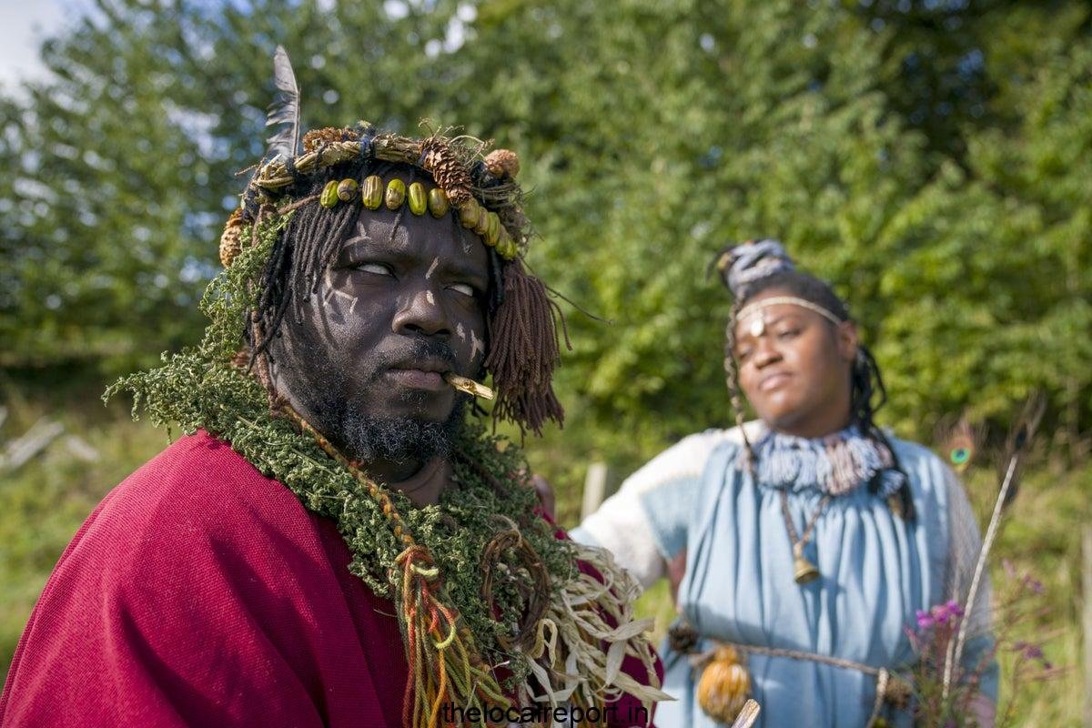 Council celebrates a self-style 'African tribe' ousted from Scottish Woods