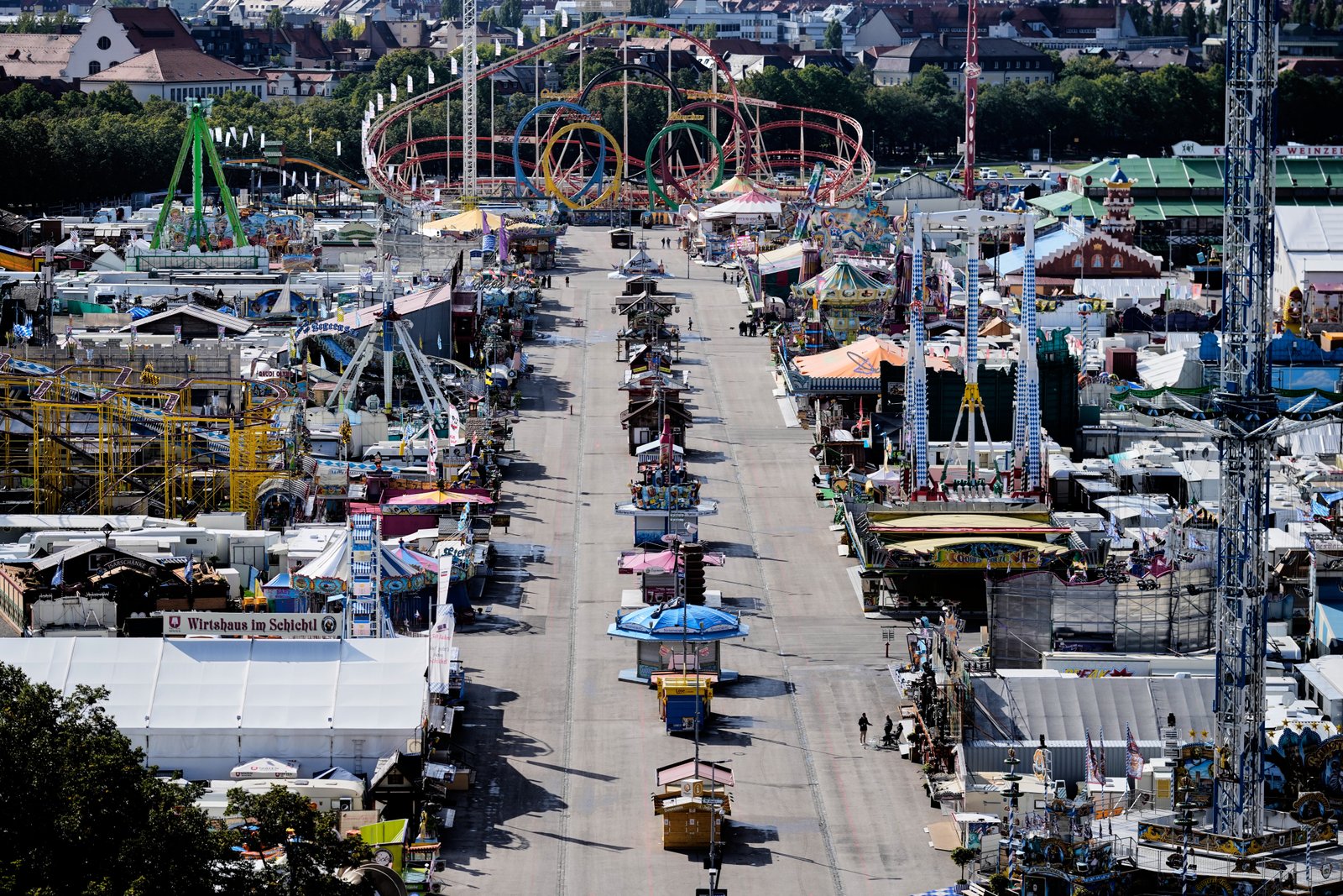 Empty oatrafest region that remained closed after the threat of the bomb