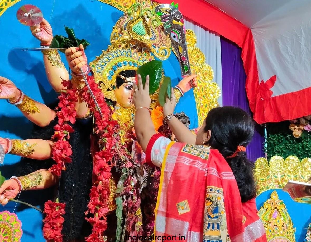 After greeting her as 'Devi', the women of Bengal bid farewell to mother Durga as 'daughter'