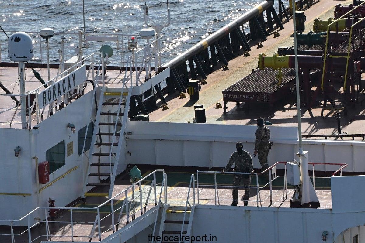 Army Storm Russian 'Chhaya Fleet' oil tanker from French coast