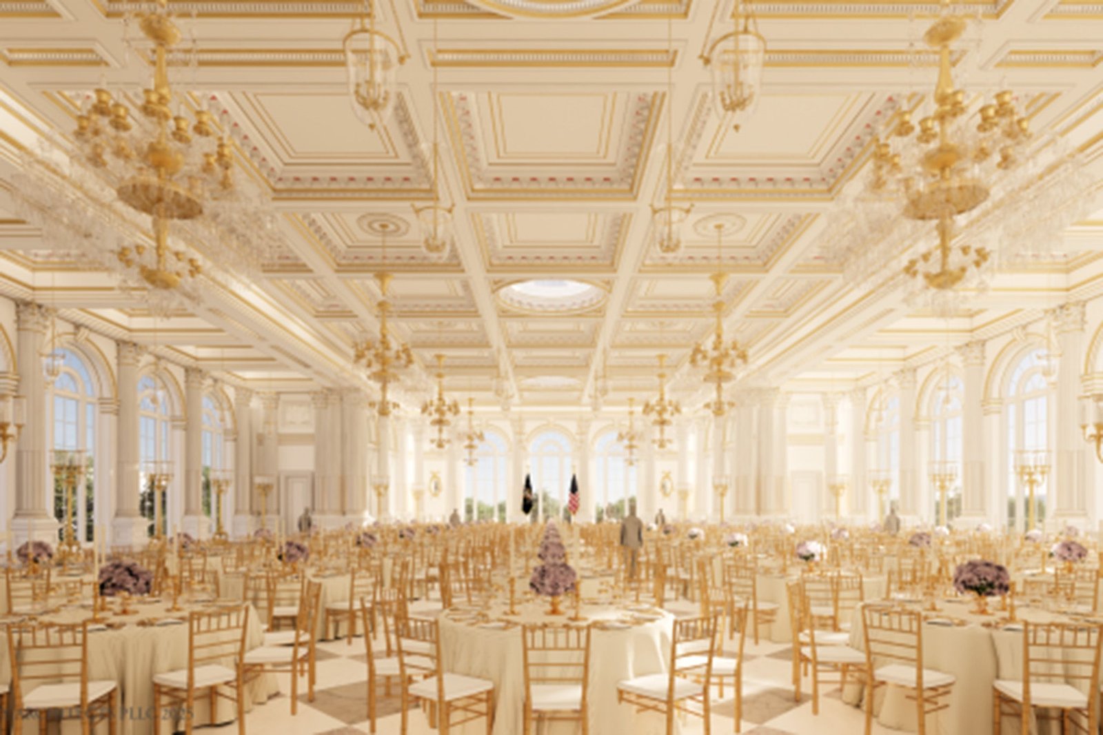 Trump costs $ 200 million for the construction of Ballroom. Sources said that work on the room will not be stopped as the funds for the project are not related to the appropriation implemented by the 2026 financial year.
