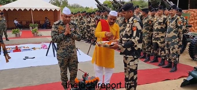 BSF Performs 'Shastra Puja' on India-Pakistan Border in Jaisalmer on Vijayadashami