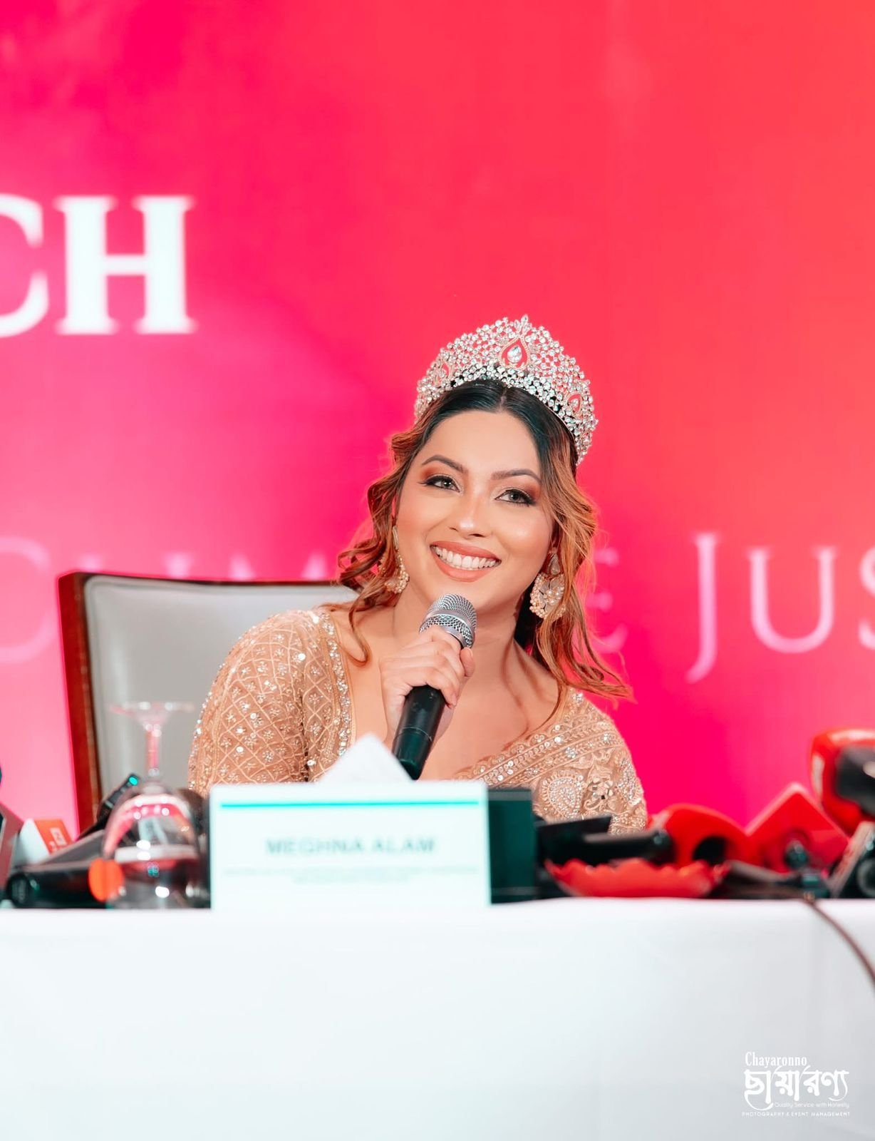 Meghna Alam says that she attends court with symbolic personal items, to prove that she had no illicit relationship with former Saudi messenger