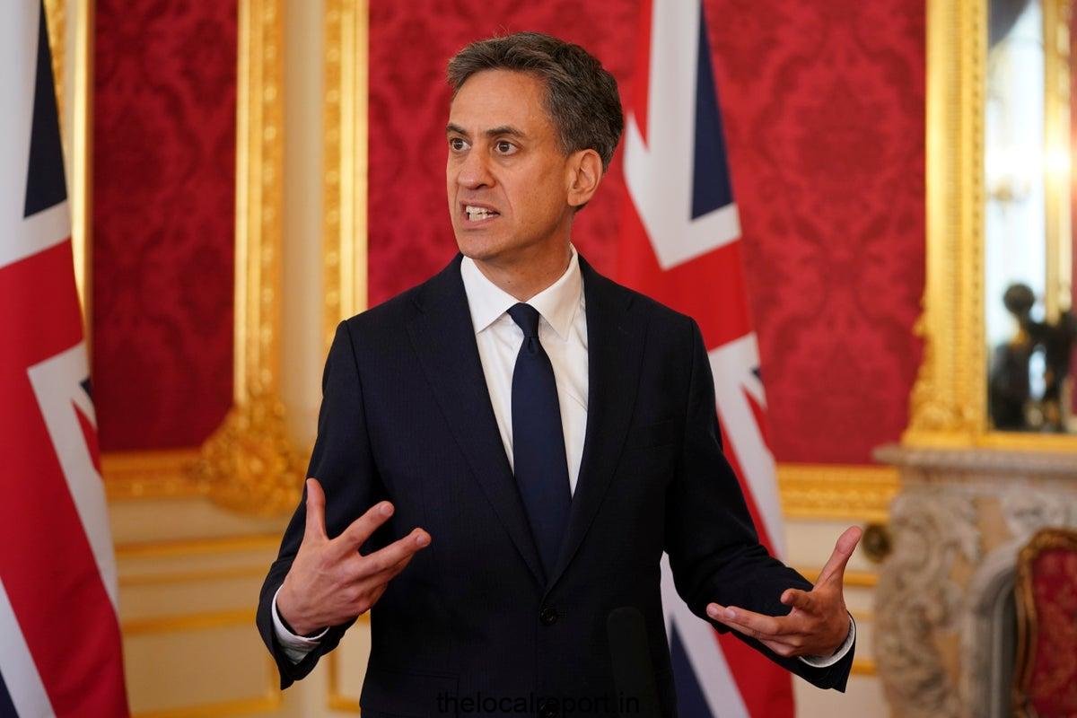 Improvement on clean energy war will 'cheat' young people, Miliband says