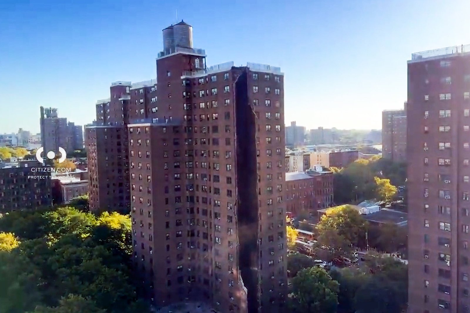 An apartment building in the bronx faced partial collapse after the gas explosion