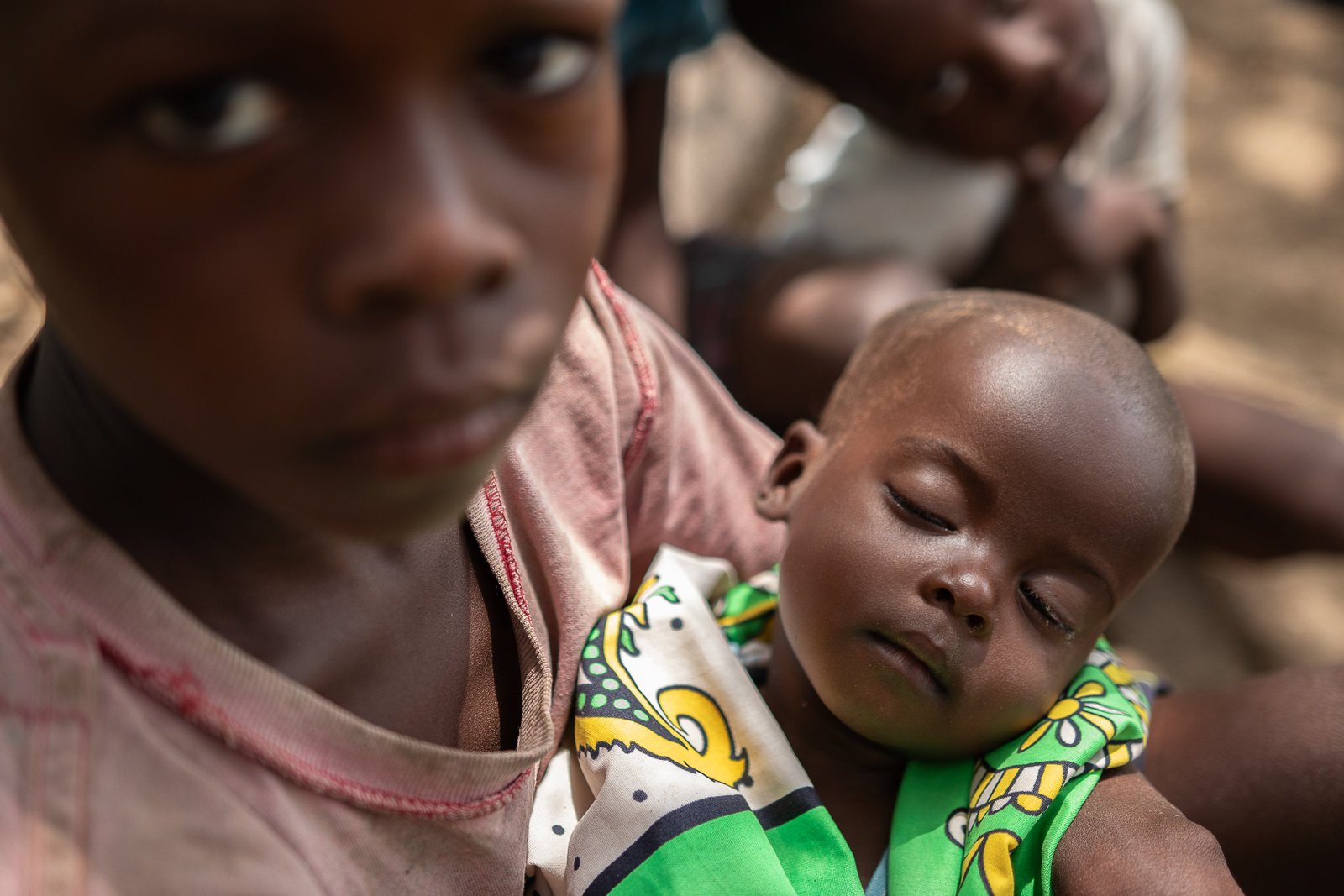 The seven -month -old Aquom, who is Malanurd, is organized by her eight -year -old brother Kenya. Family is alive on a meal in a day of plain maize, but there are a few days when they cannot afford any food