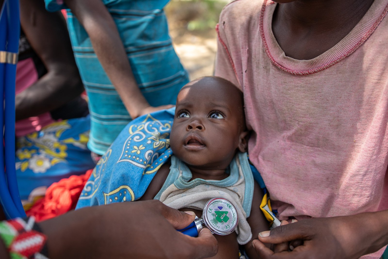 Aquom's Twin Melda is seen meeting a doctor in Turkana