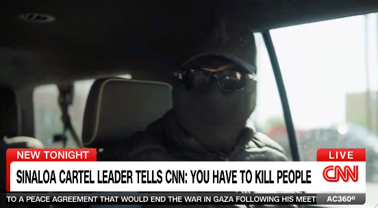 The Cartel Member said he was speaking to warn people against joining drug smuggling groups.