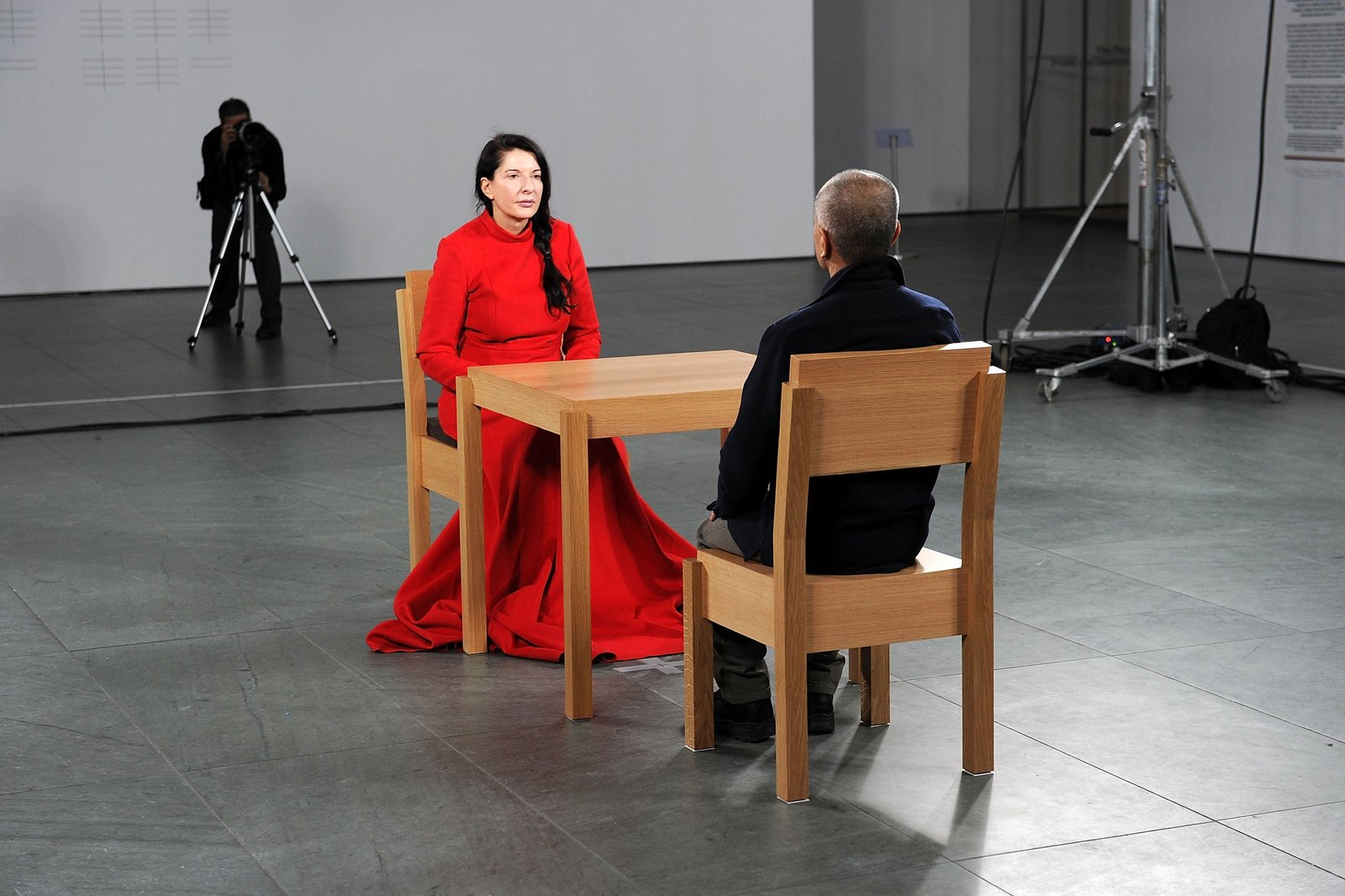 Marina Abramović sits for ‘The Artist Is Present’ at the Museum of Modern Art in 2010