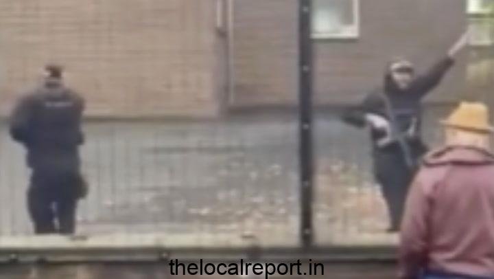 'Go back ... she's a bomb': Armed police in Manchester