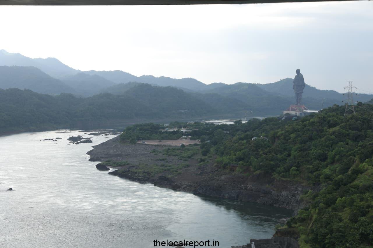 Gujarat CM offers prayer as the Sardar Sarovar Dam flows for full capacity, inspects the preparation of unity day parade