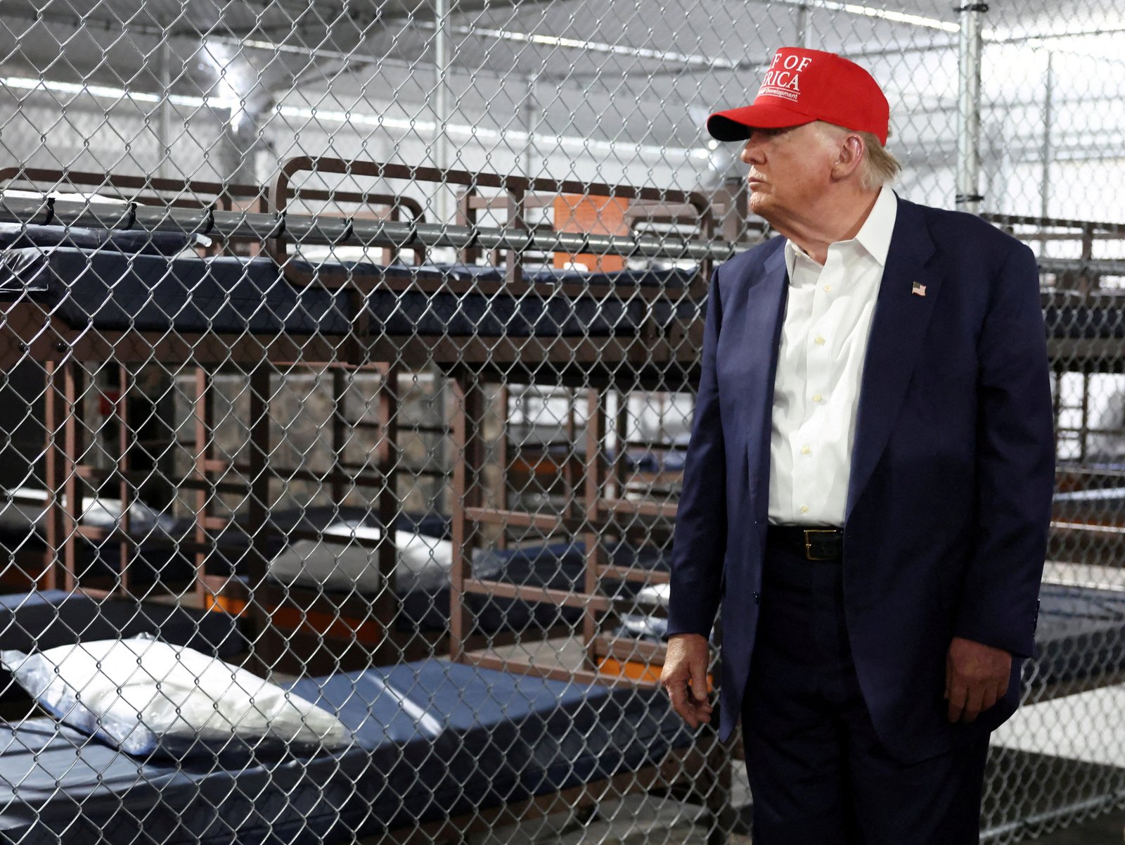 In July, President Donald Trump visited a Florida Detention Center, named