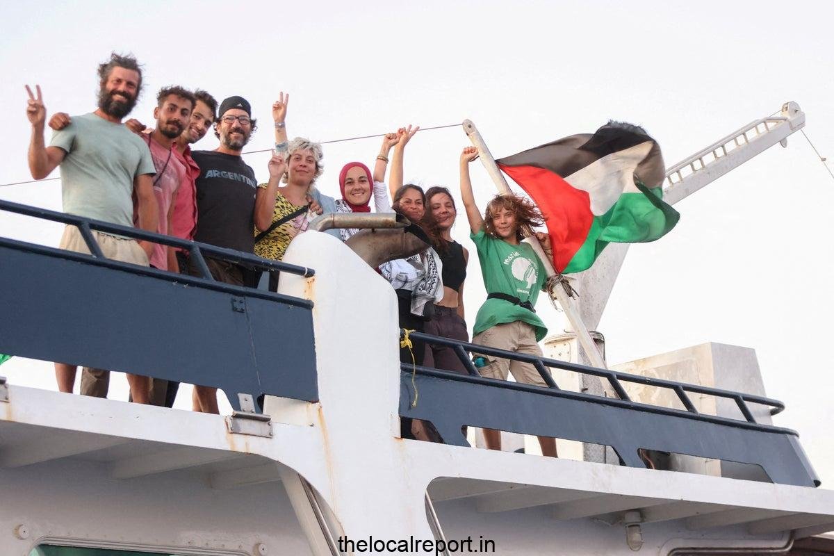Intercepted Greeta Thunberg aid by Israeli Army