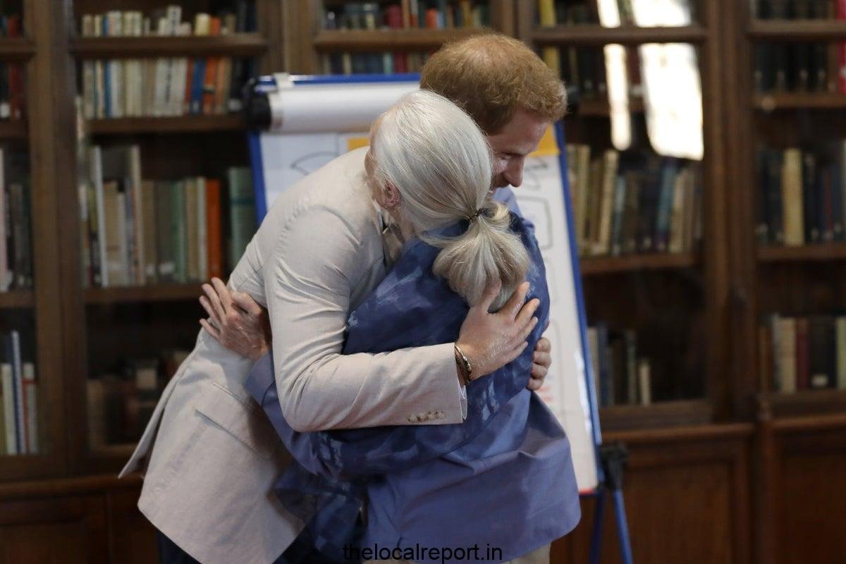 Jane Goodol and Prince Harry shared 'Chimpanzee Greeting' in 2019 video
