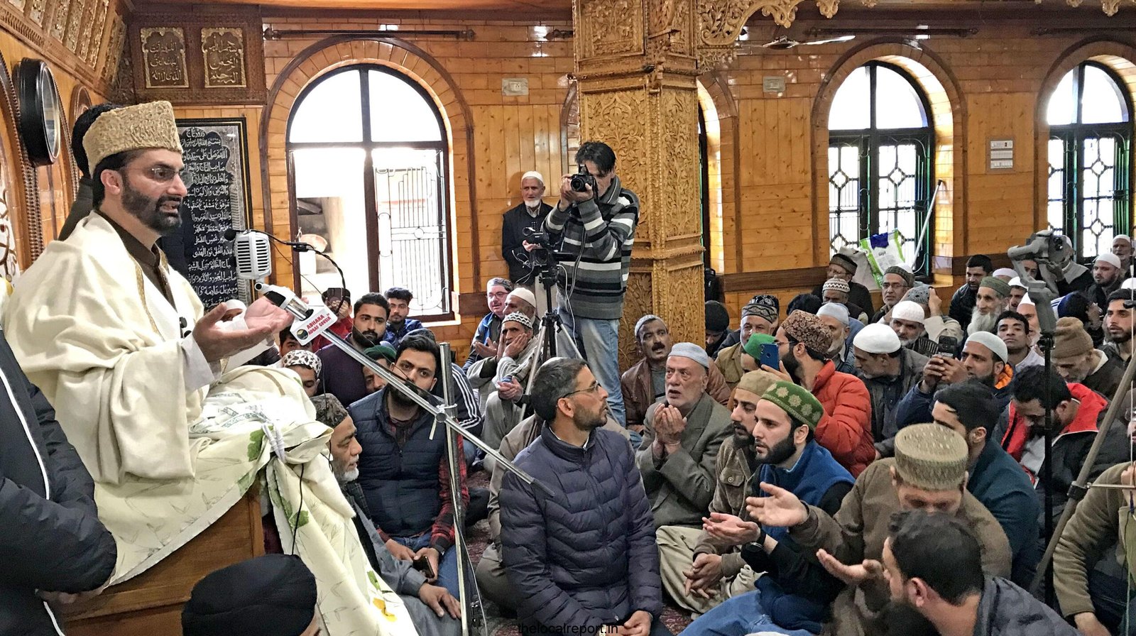Kashmir Mirwais Umar Farooq expresses solidarity with the people of Palestine, regrets loss of life in Ladakh