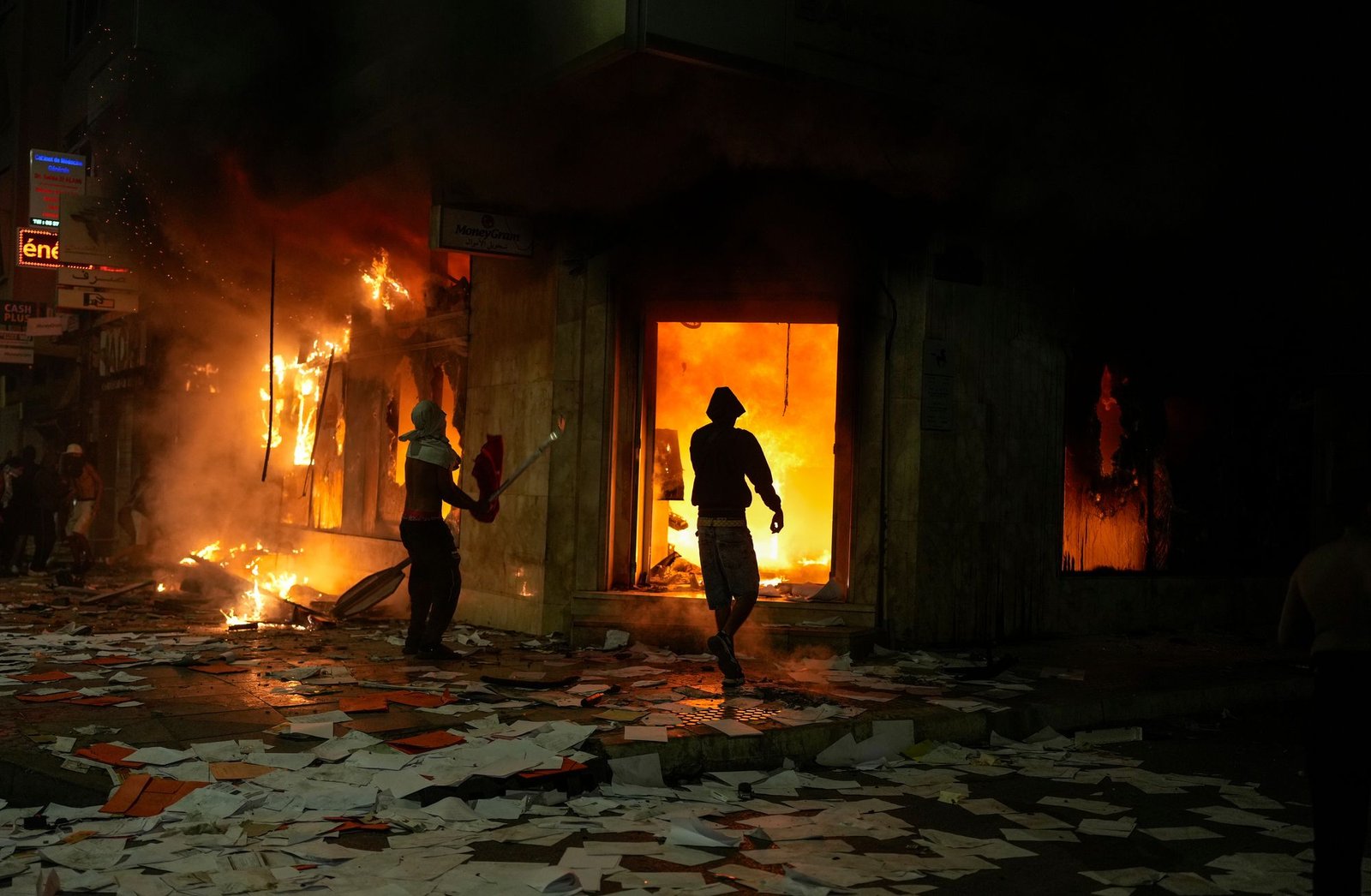 People call for healthcare and education reforms for young-elevated protests as flashlight and loot, in sale, became violent in Morocco