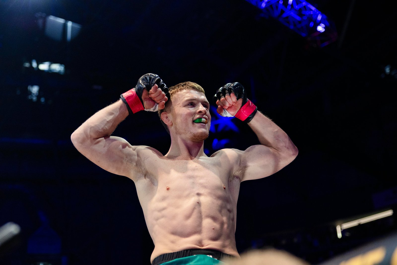 Hughes flying flag for Irish MMA