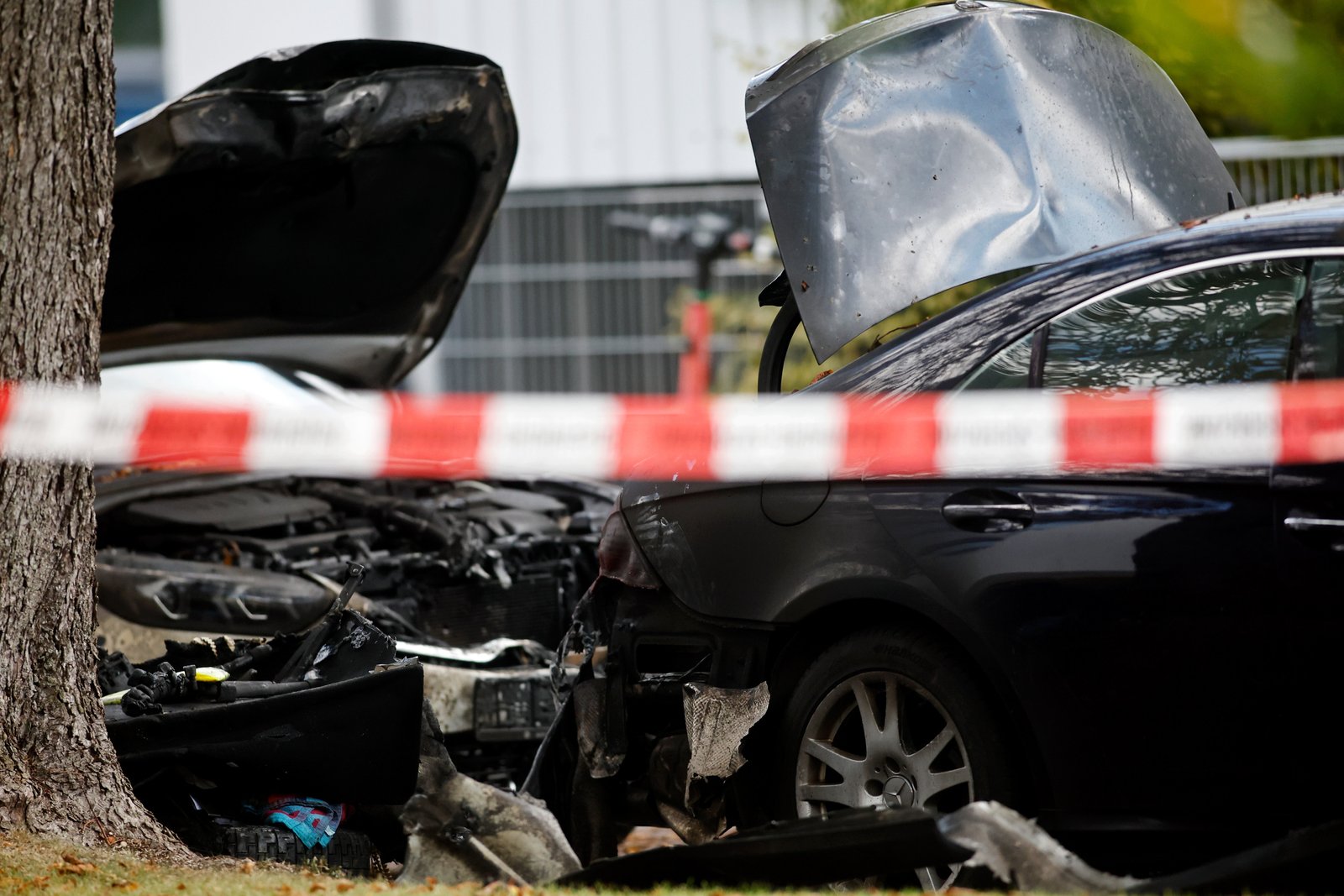 The scene of a car close to the house fire has been allegedly determined with a purpose in the Lerchenau region of Munich, Germany, amidst a domestic dispute